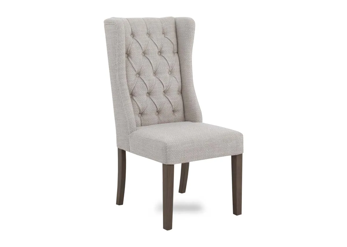 Cream Fabric Dining Chair - Thomas