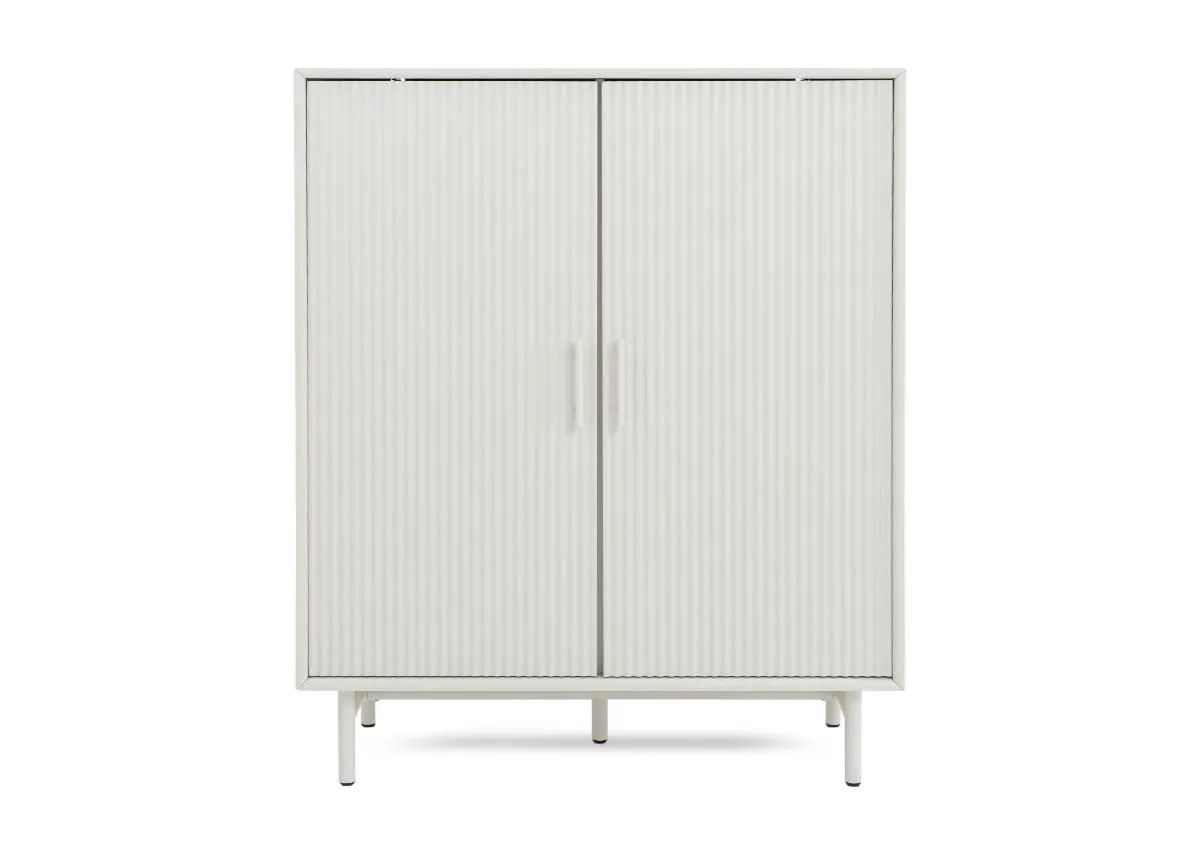 A dimension image of the Palma Cabinet with 100cm W x 125cm H x 40cm