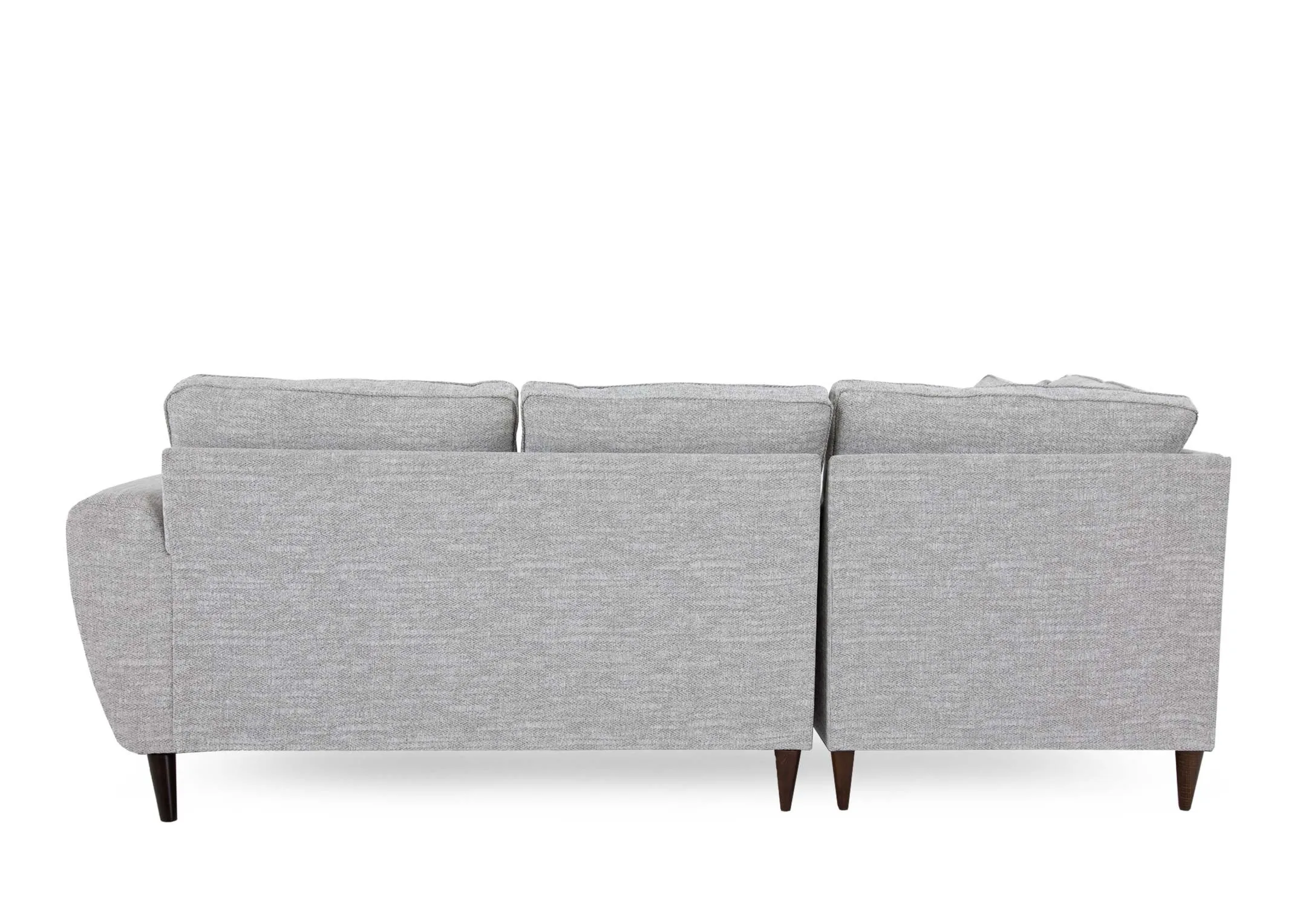 A dimension image of the Bella LAF Corner Chaise with 255cm x 240cm x 96cm