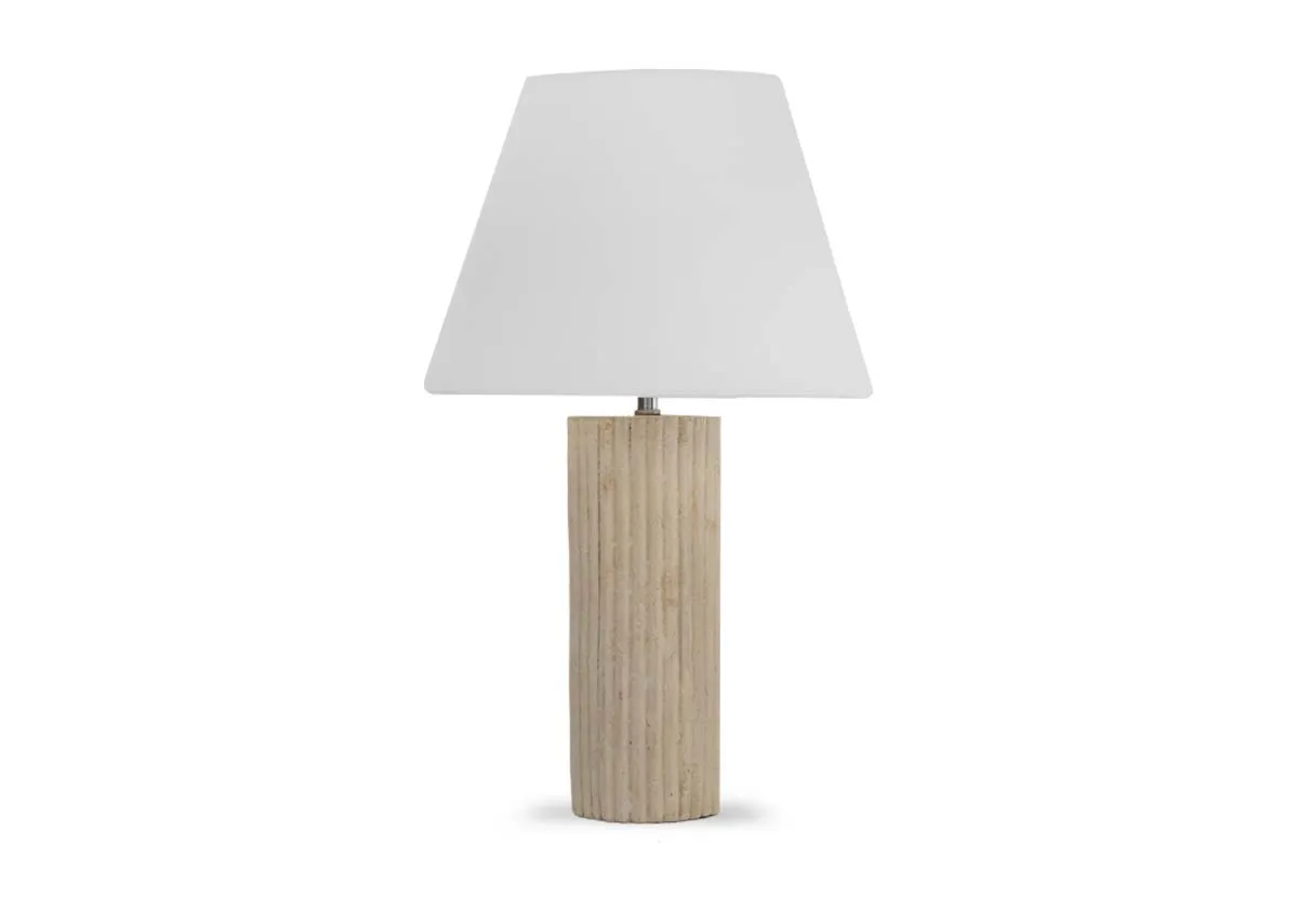 Cream Table Lamp - Edith