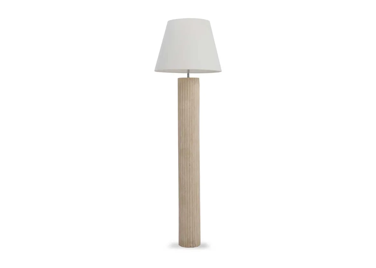 Cream Floor Lamp - Edith