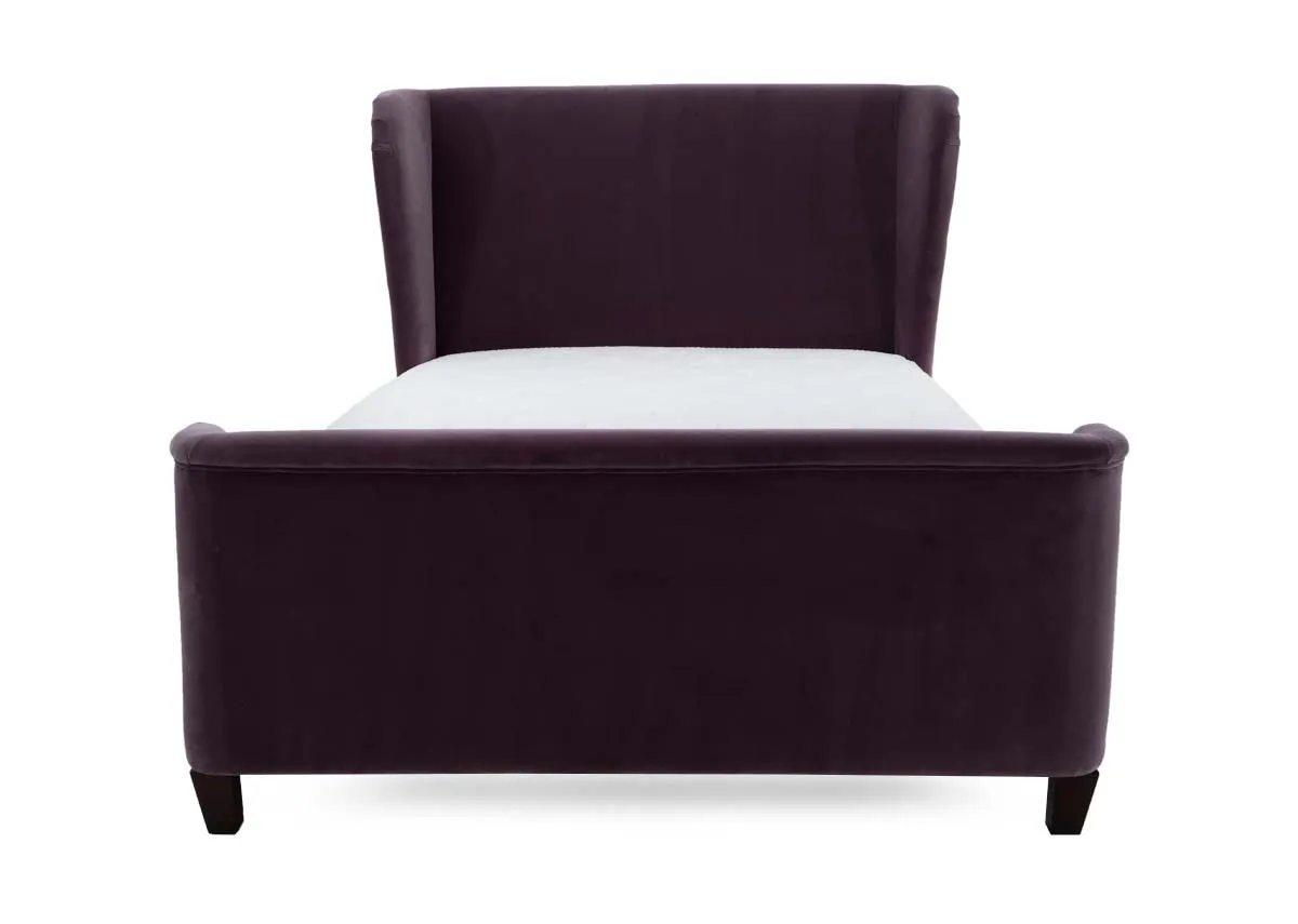 A dimension image of the Maison 4ft6 bed with 158.5cm x 234.5cm x 138cm