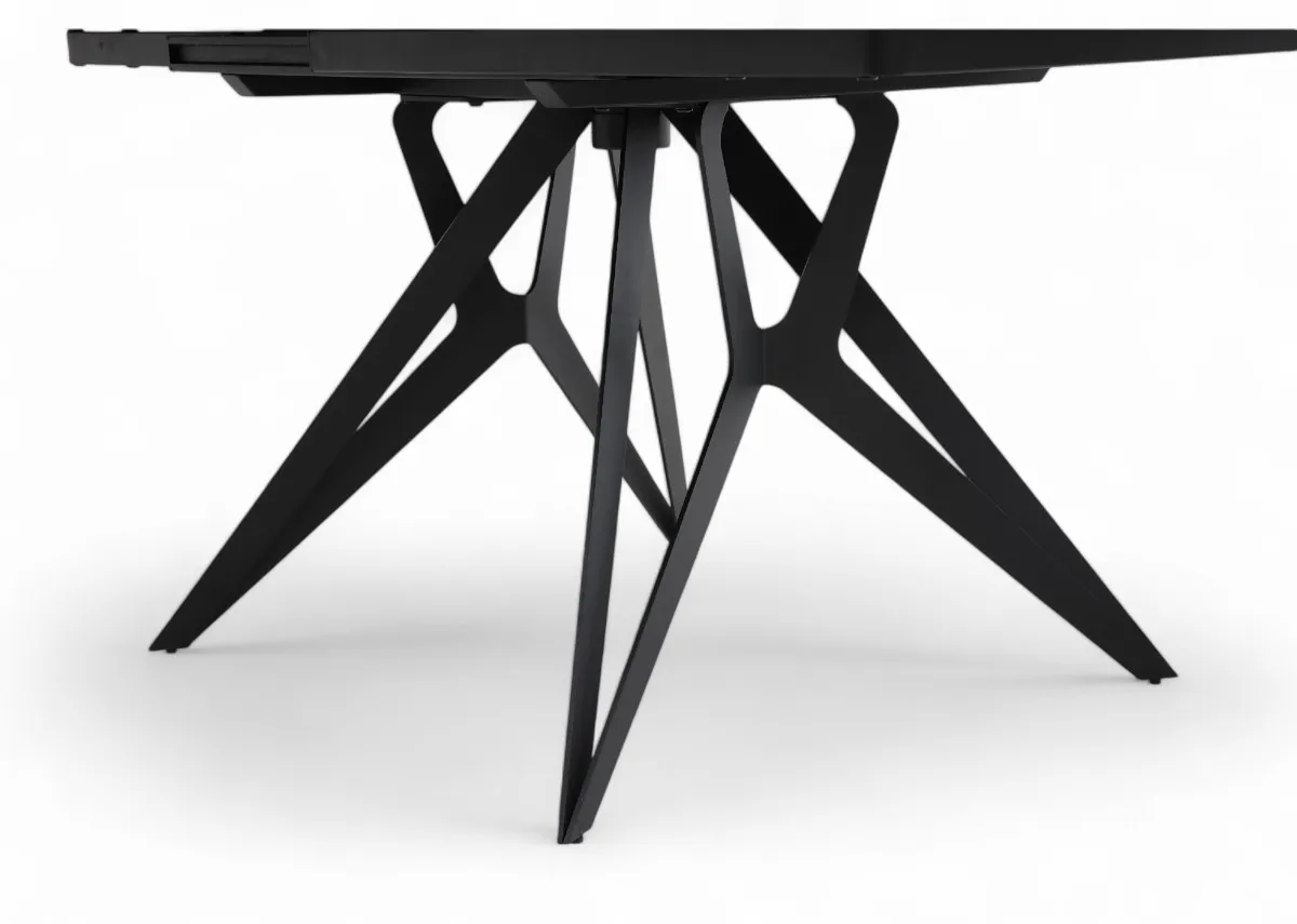 A ceramic top dining table from EZ Livings Fusion range. 