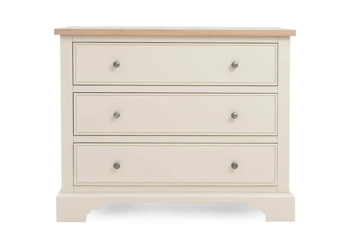 A dimension image of the Dawn Chest of Drawers with 99cm x 45cm x 82cm