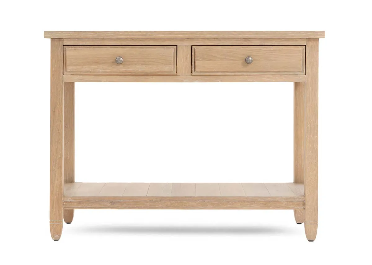 A dimension image of the Dawn Oak Console Table with 160cm x 40cm x 72cm
