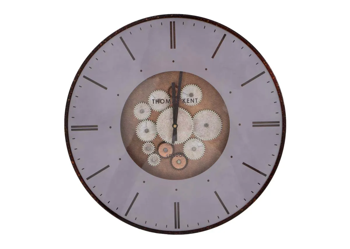 53cm Bronze Cog Wall Clock - Clocksmith