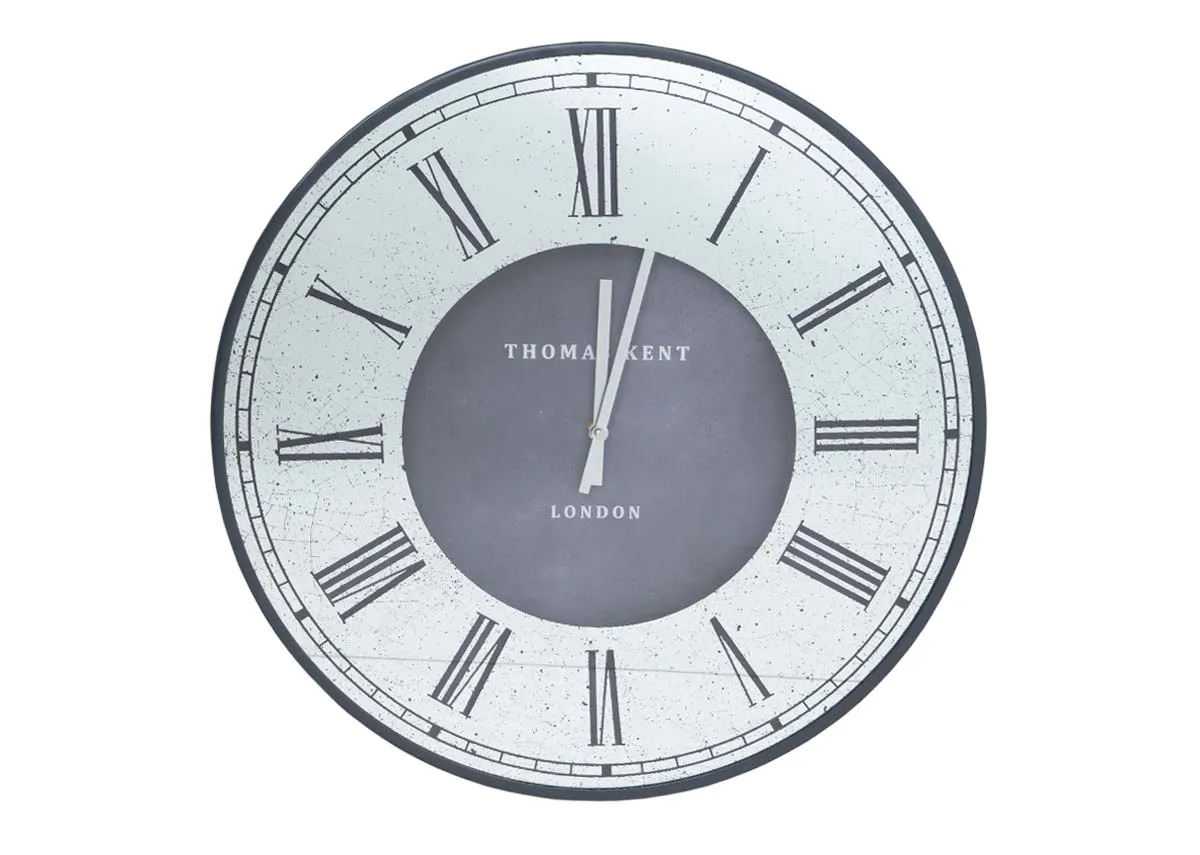 53cm Black Wall Clock - Venetian