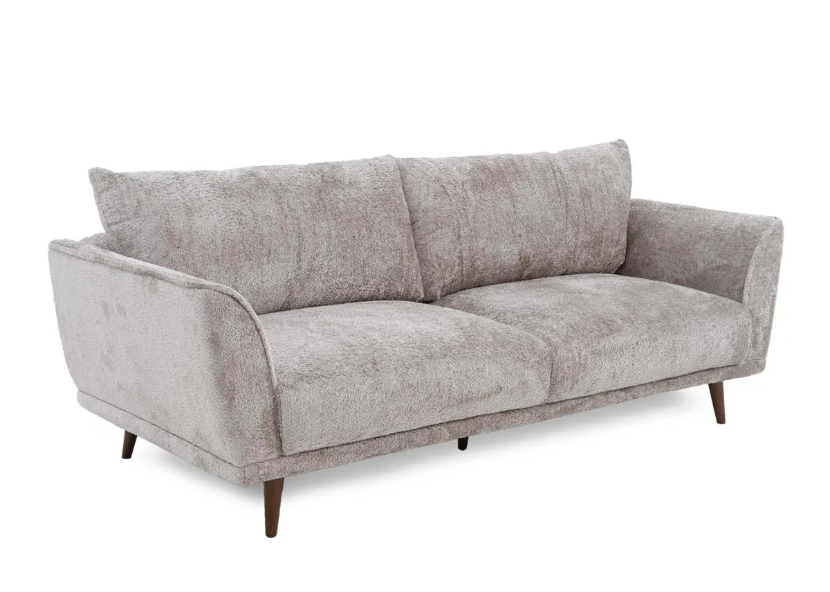 A 3 seater silver grey sofa from EZ Livings Boutique range.