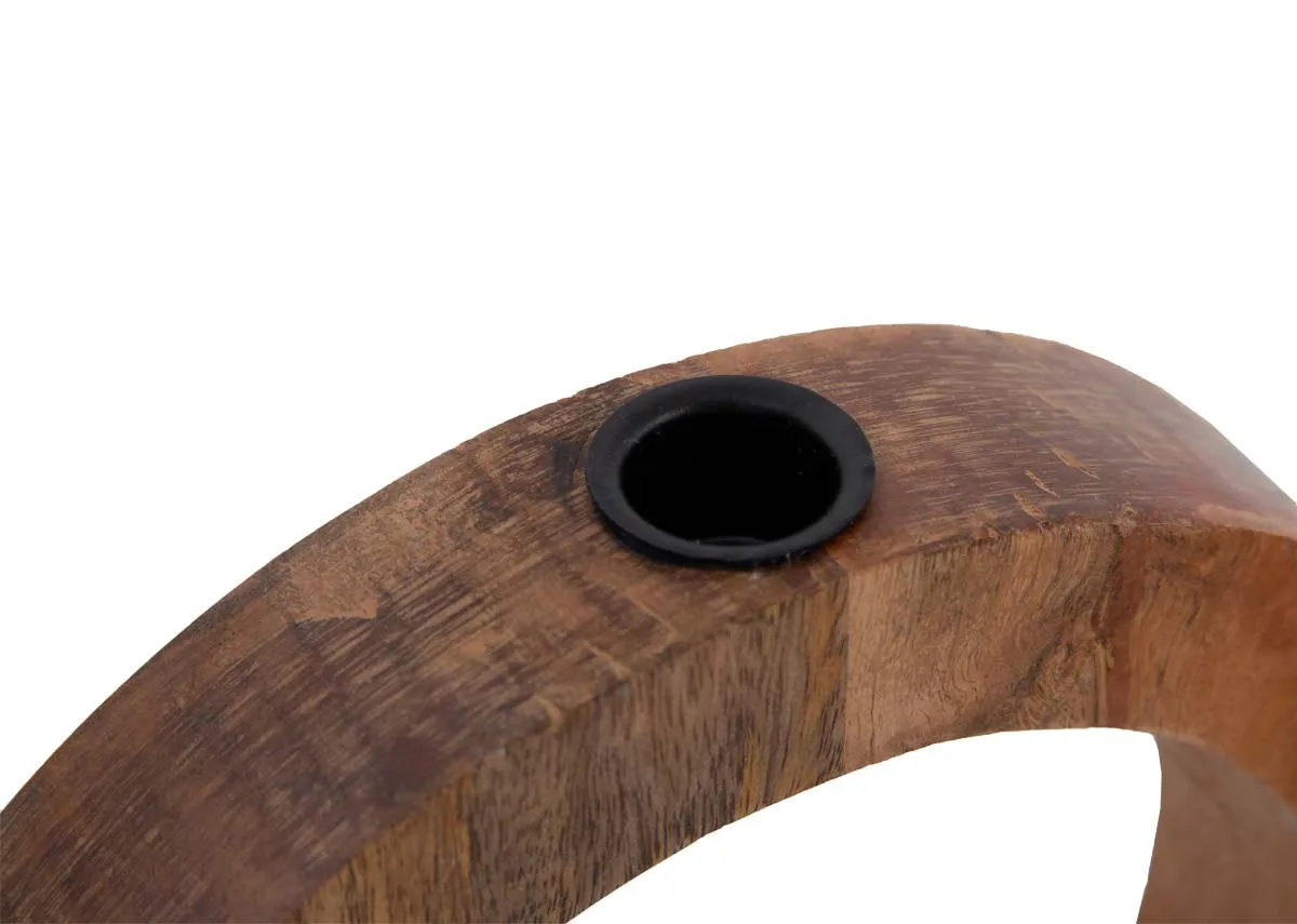 A dimension image of the Blake 3 candle holders with 12.7cm - 21c x 11.5cm - 20cm