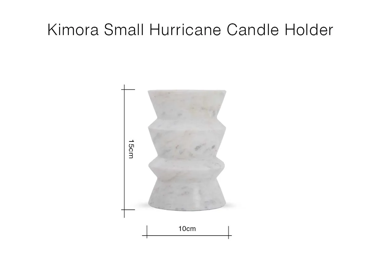 A dimension image of the Livia Candle Holder with 10cm x 15cm
