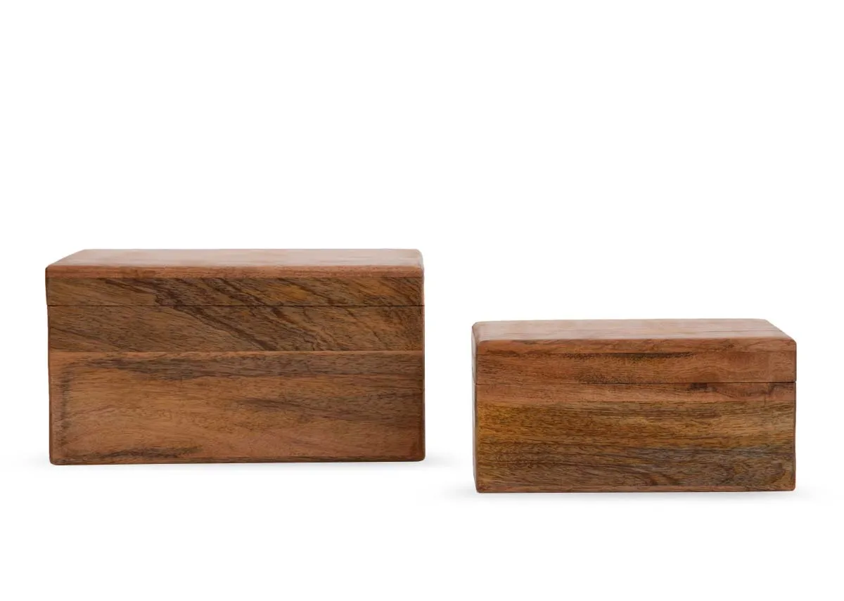 A dimension image of the Jett Boxes with 20-26cm W x 9.5cm -15cm H