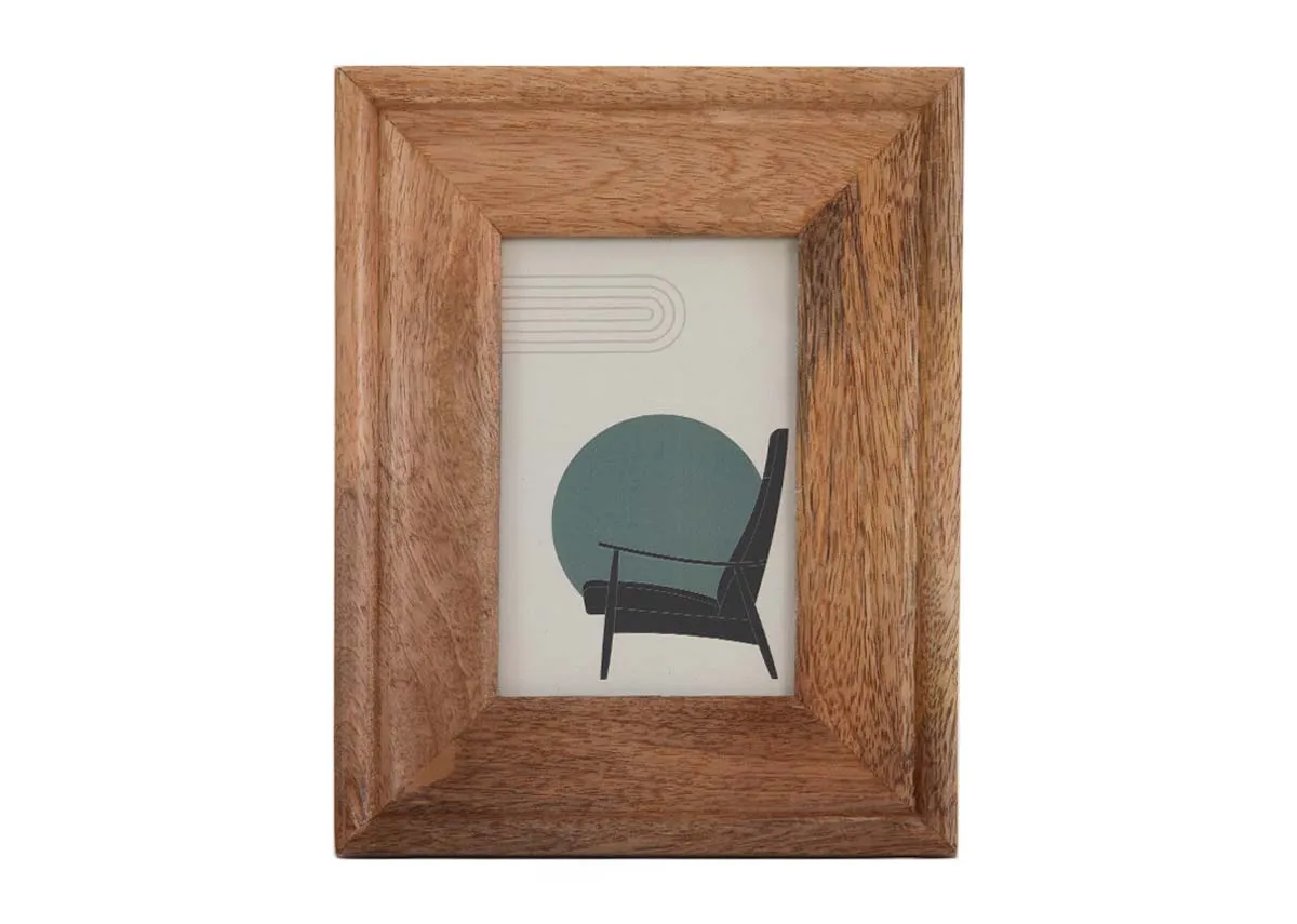 4" X 6" Natural Wood Photo Frame - Novalee