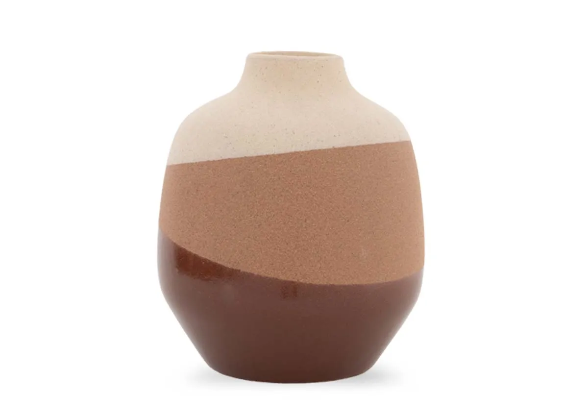 Small Sand Terracotta Vase - Yuma