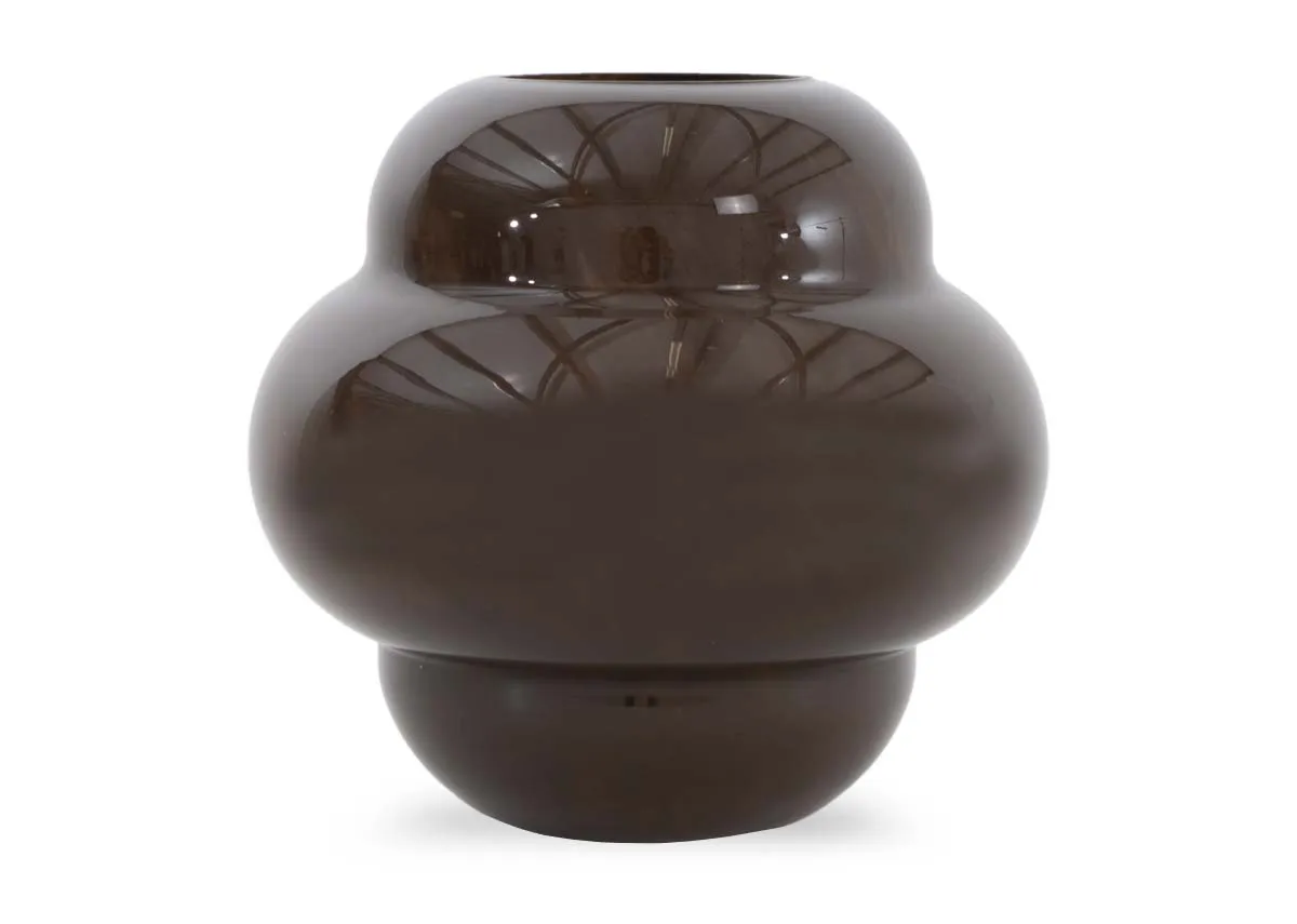 Small Dark Brown Vase - Ylien