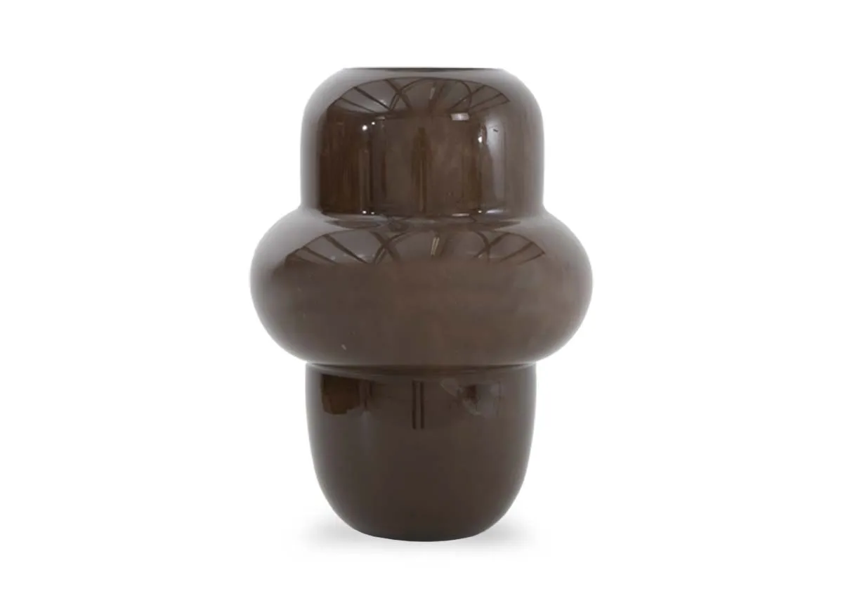 Large Dark Brown Vase - Ylien