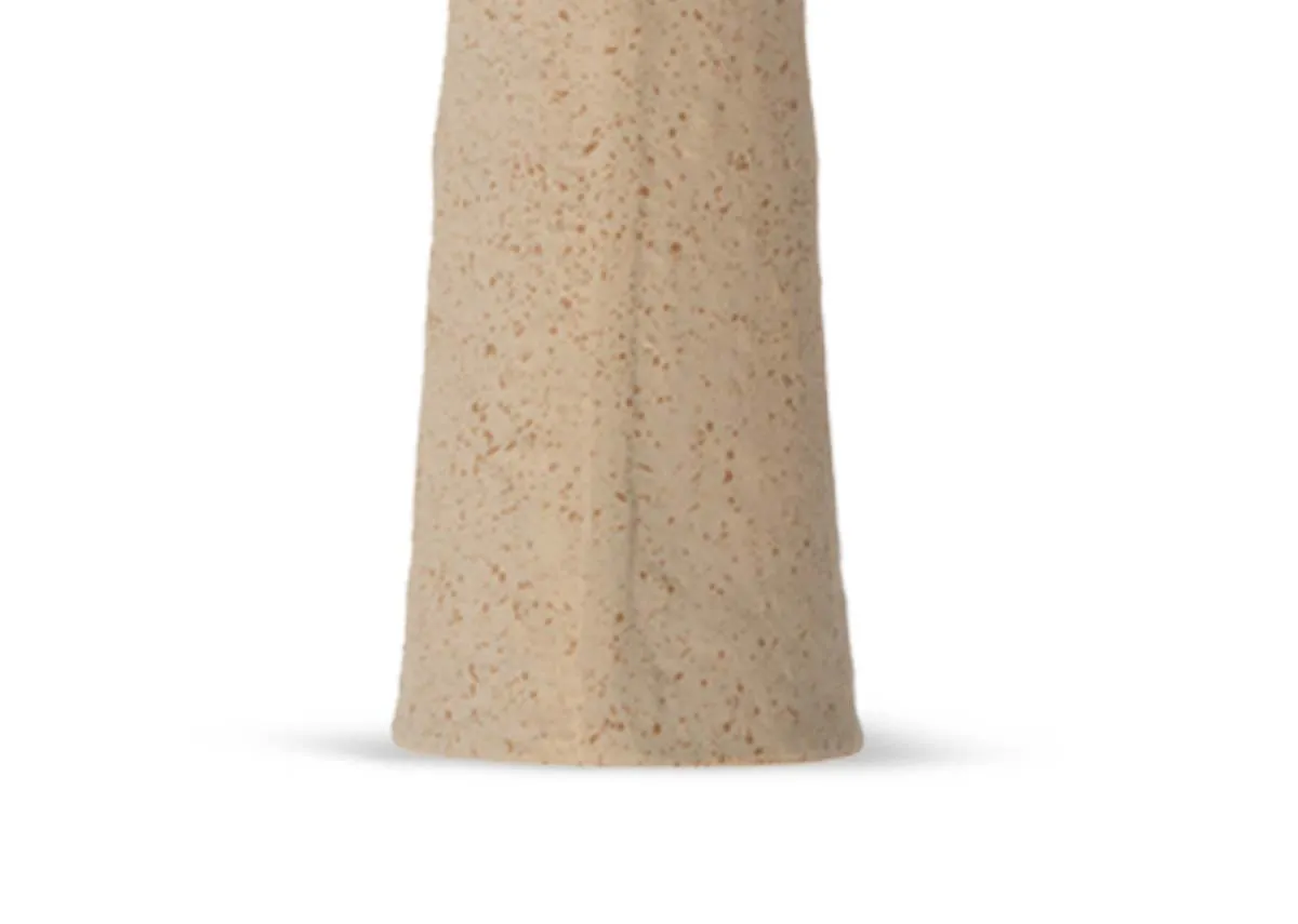 A dimension image of the Large ota candle holder with 13cm x 46cm