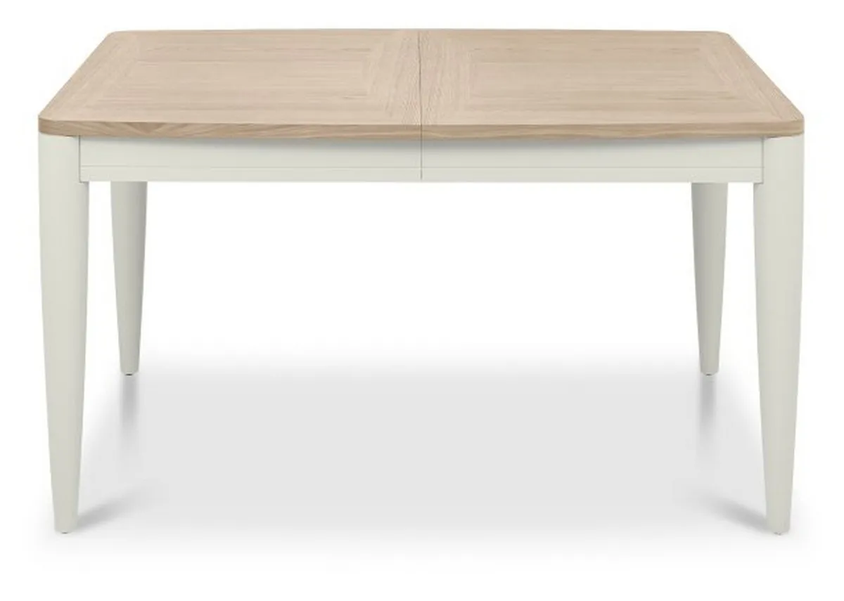A dimension image of the Larsen Dining Table with 140-180cm x 76cm 