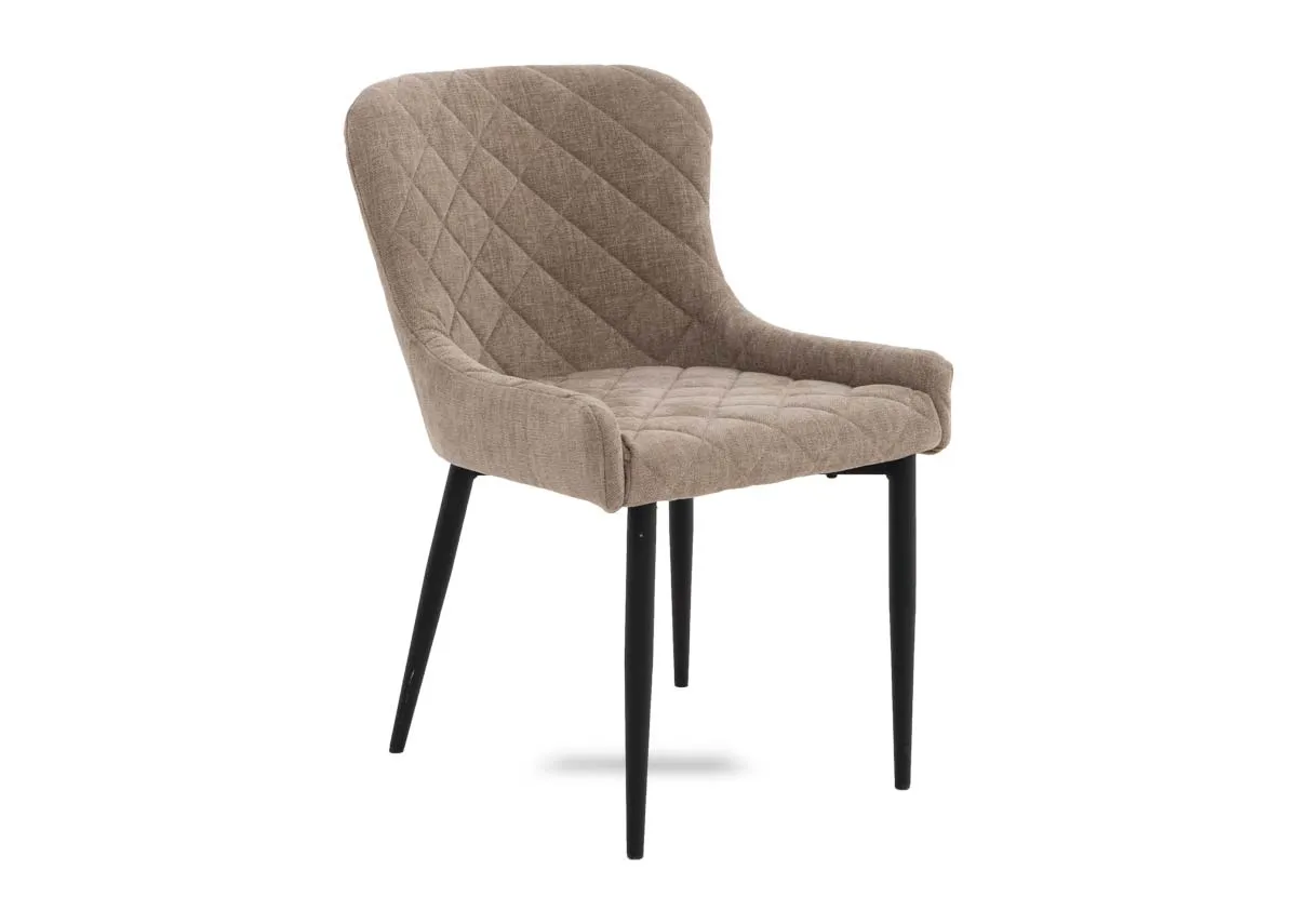 Taupe Fabric Dining Chair - Ottowa