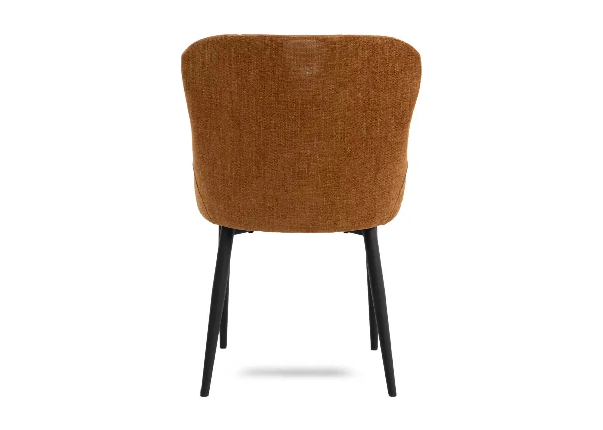 A dimension image of the Ottowa Dining Chair with 52.5cm W x 63cm D x 83cm H