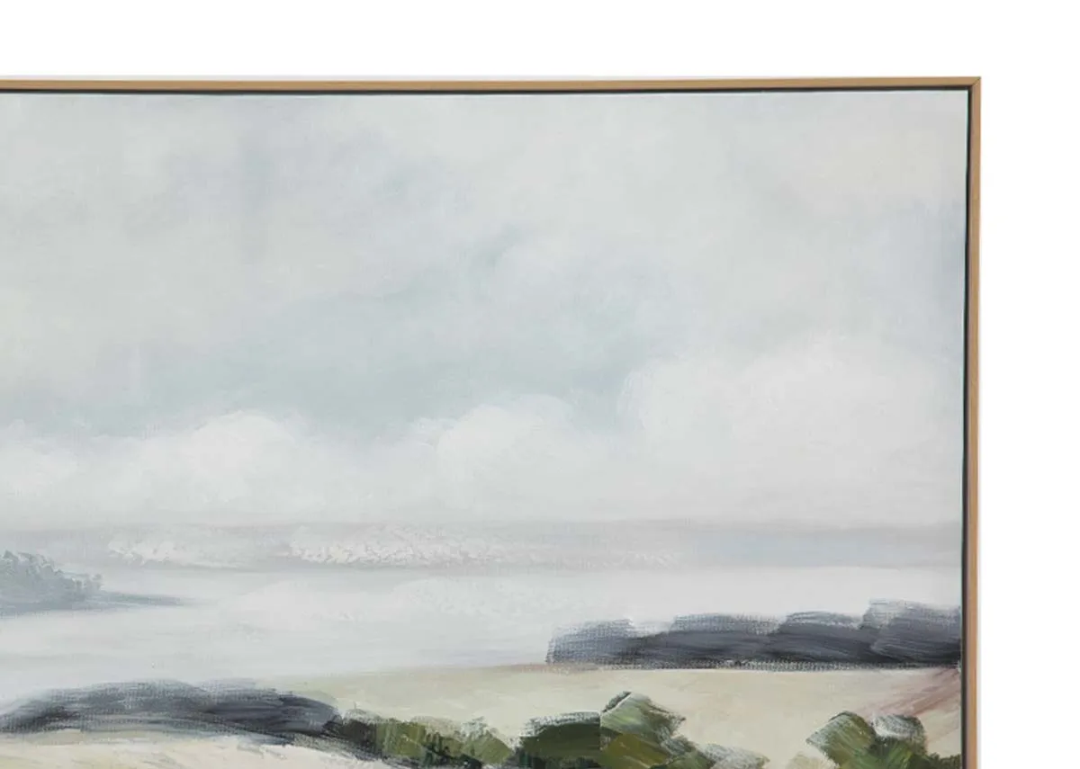 A dimension image of the Coastland Picture with 120cm x 80cm