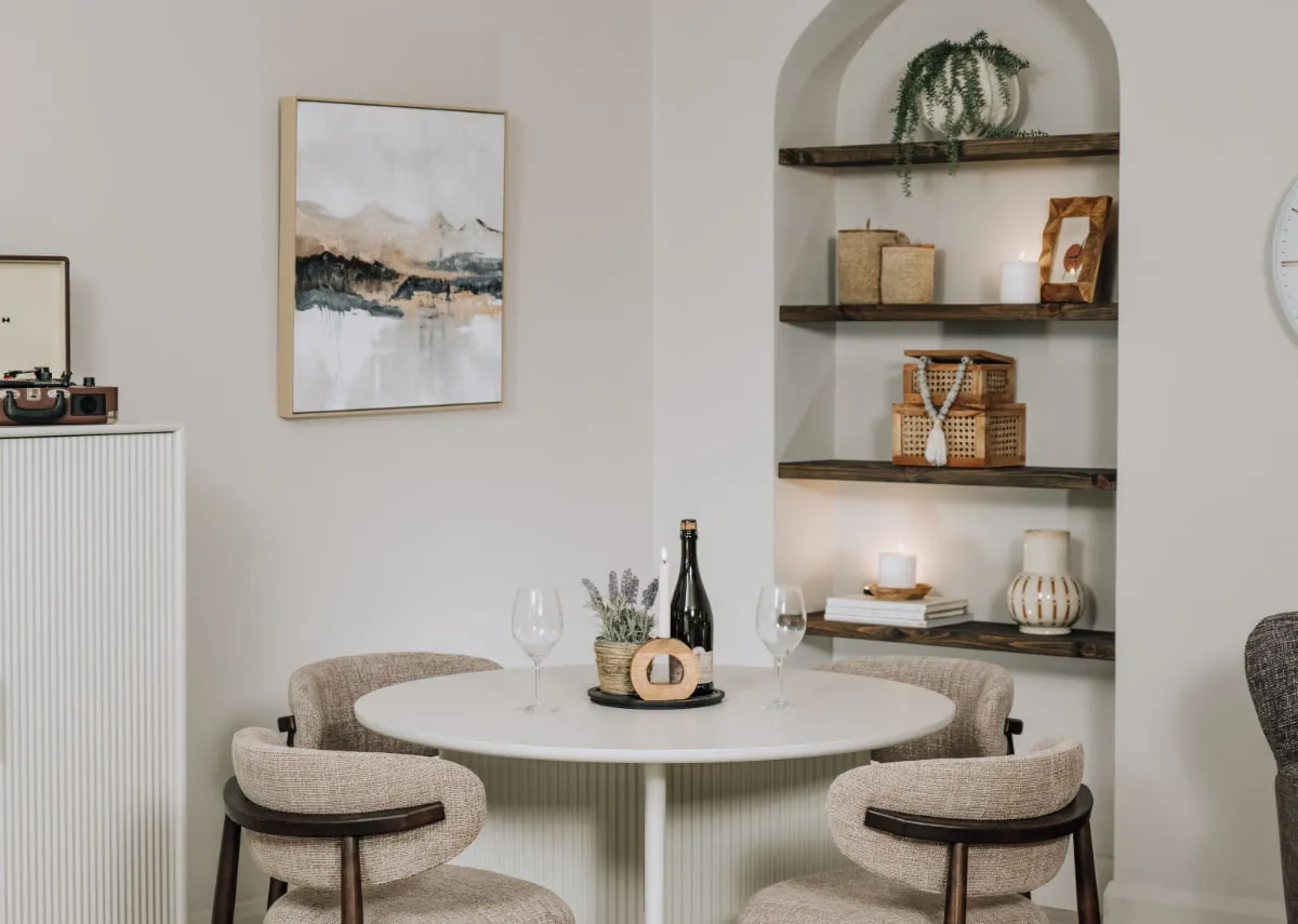 70cm x 70cm Framed Canvas - Misty View I