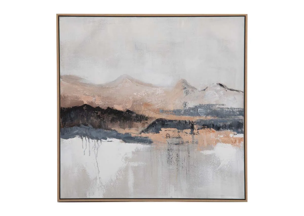 70cm x 70cm Framed Canvas - Misty View I