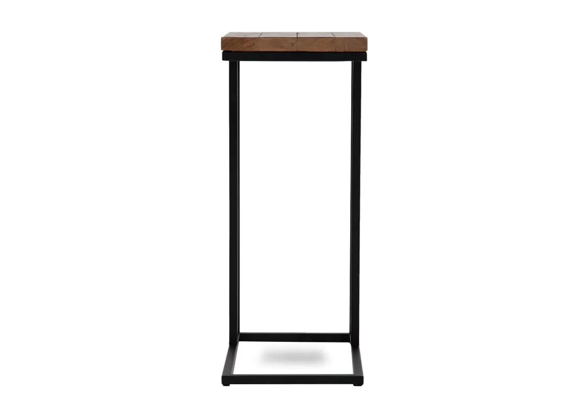 A dimension image of the Ladder sofa table with 42cm x 60cm