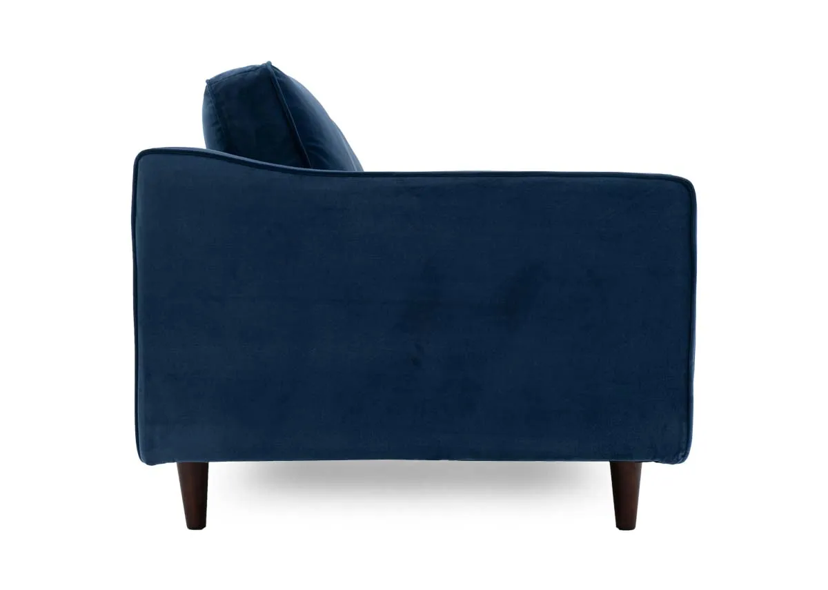A dimension image of the Genoa armchair with 107cm x 86cm x 99cm