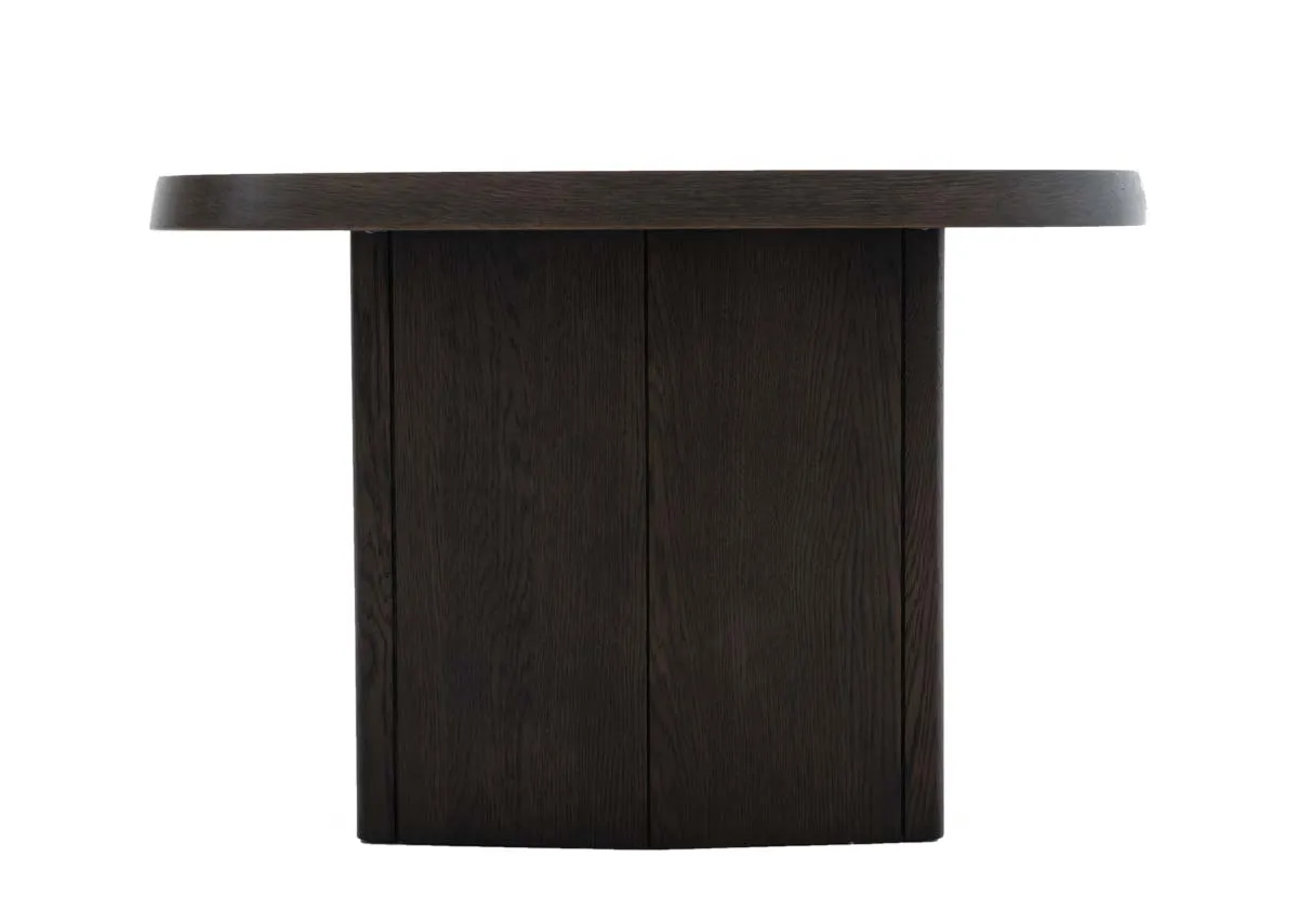 A dimension image of the Rimini Coffee Table with 130cm x 70cm x 45cm