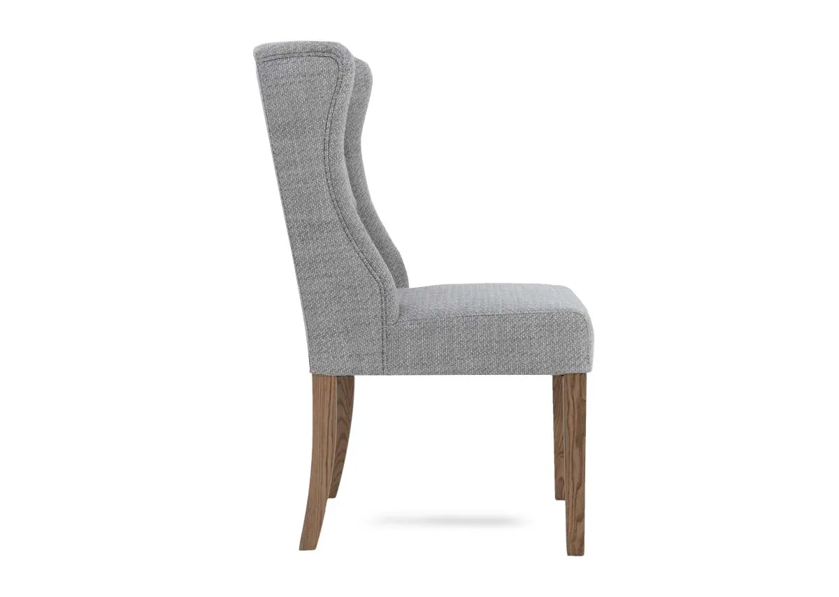 A dimension image of the Tommy Dining Chair with 55cm x 46