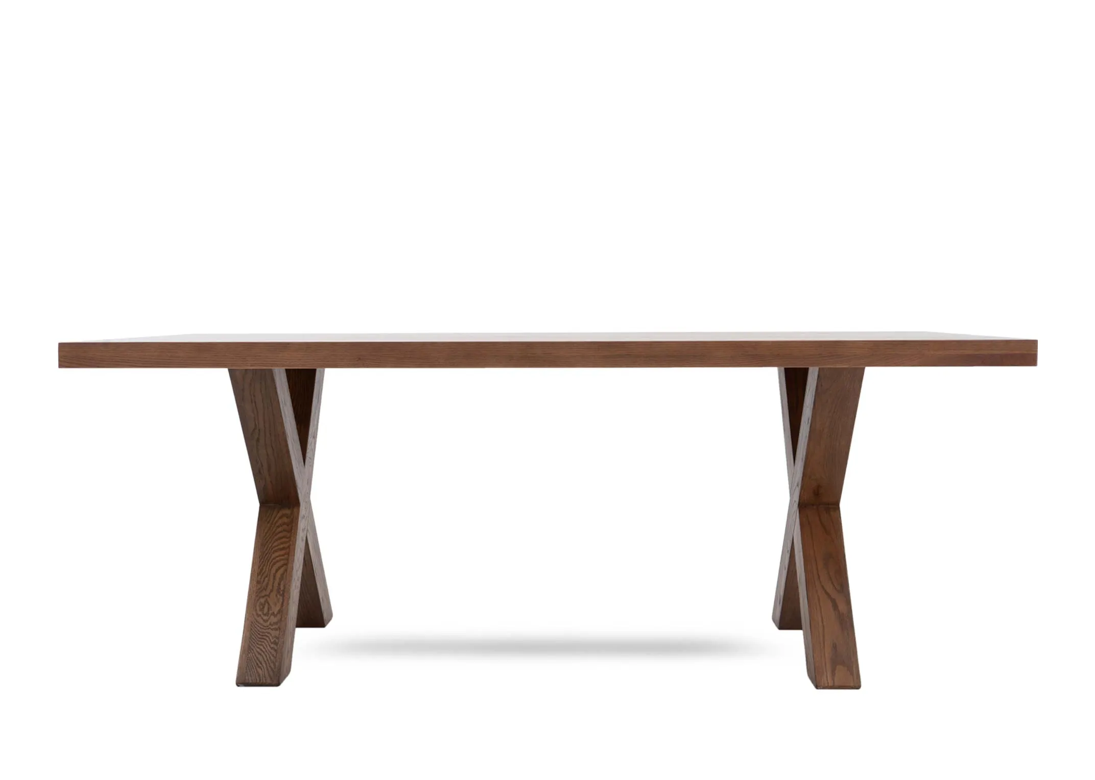 A dimension image of the Davos Dining Table with 220cm x 77cm x 100cm