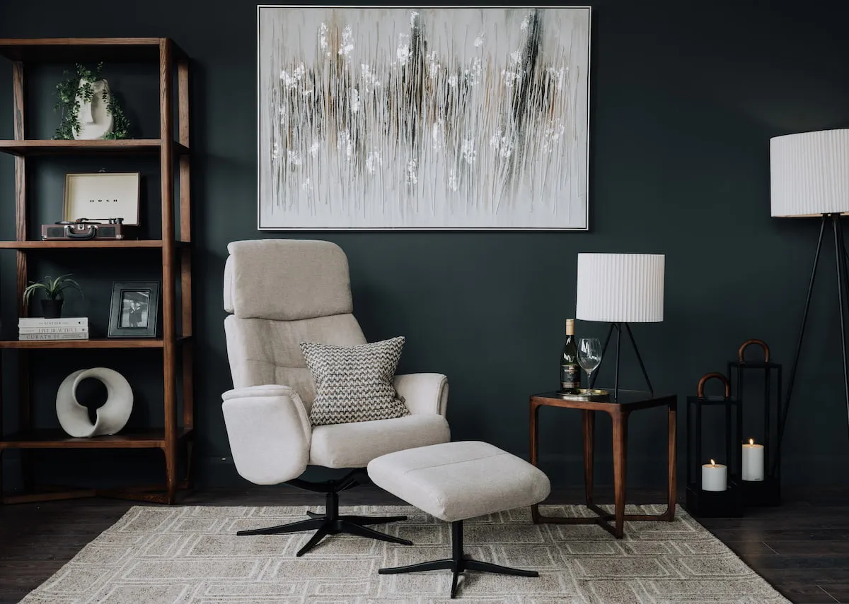 A dimension image of the Ritz Recliner & Footstool with 78cm 48cm x 109cm x 41cm