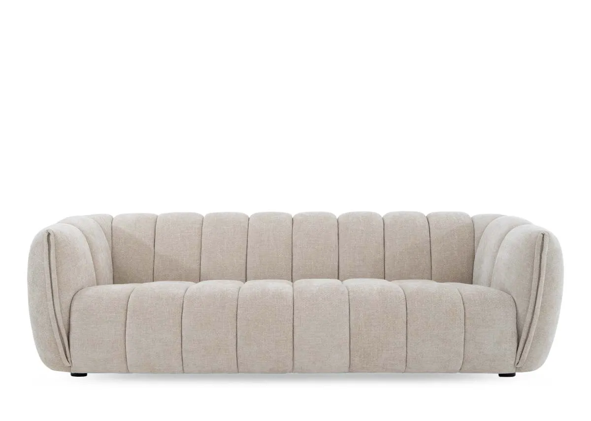 A dimension image of the Matera 4 seater with 242cm x 99cm x 75cm