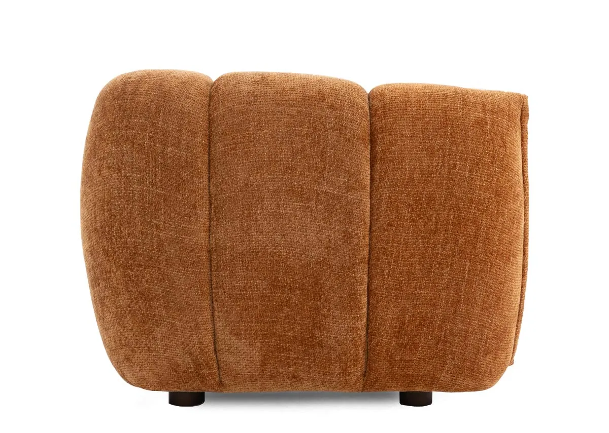 A dimension image of the Matera 2 seater with 195cm x 99cm x 77cm