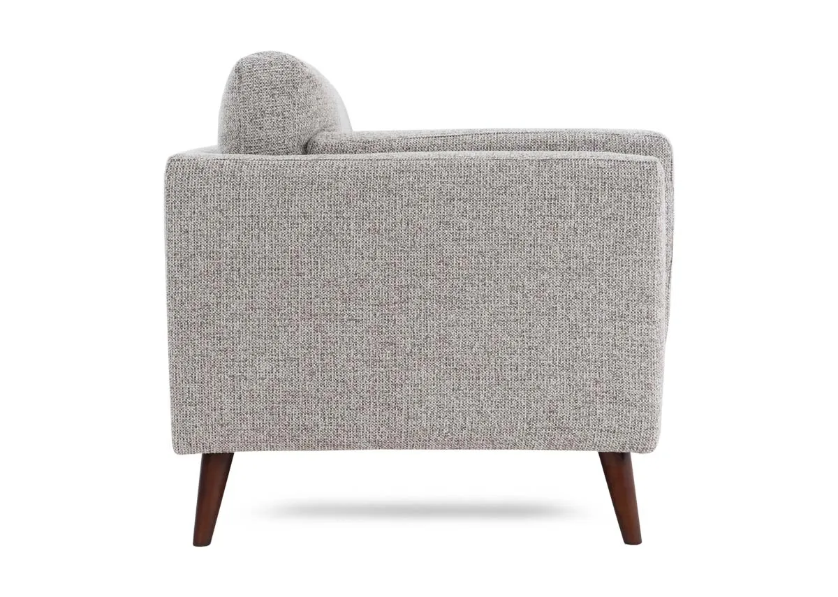 A dimension image of the Bailey Armchair with 110cm x 89cm x 84cm