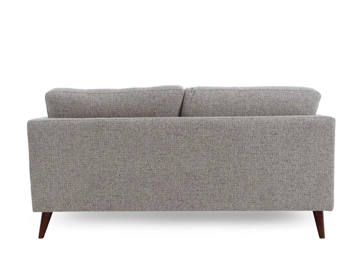 A light brown accent 2 seater sofa from EZ Livings Bailey range.Back view