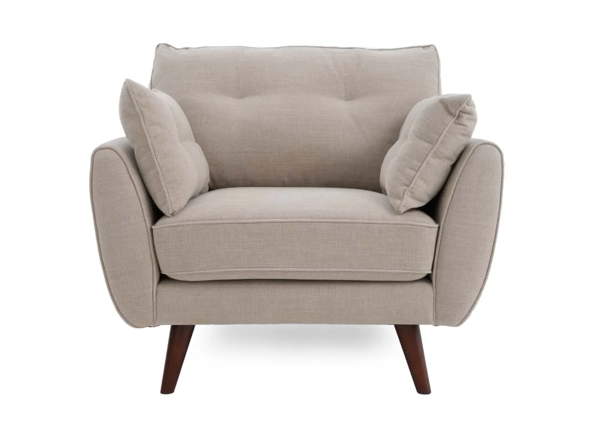 A dimension image of the Caoimhe armchair with 97cm x 94cm x 89cm
