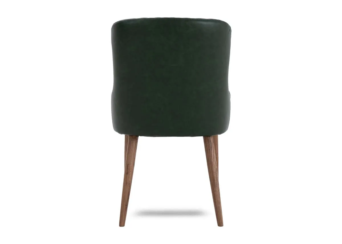 A dimension image of the Oslo dining chair with 61cm x 62cm x 80cm x 46cm