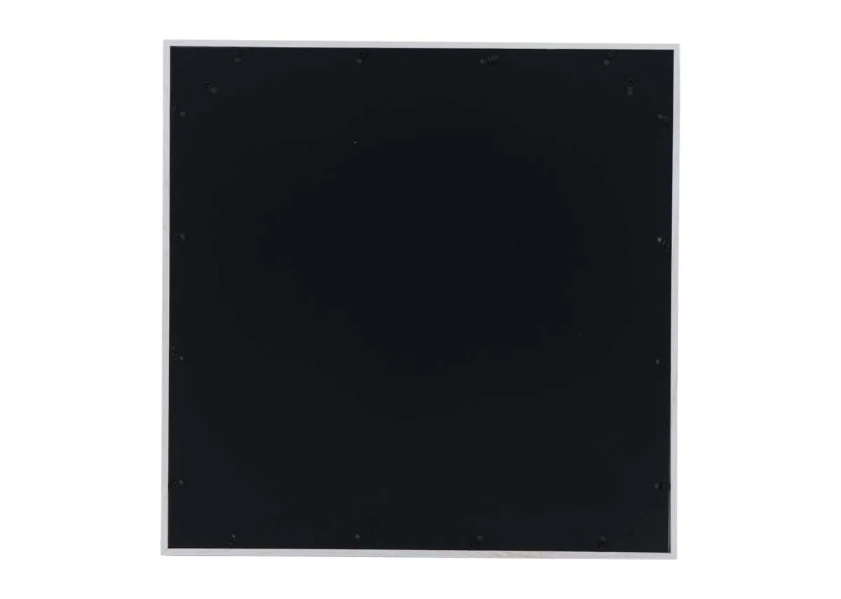 A dimension image of the Myla white frame with 47cm x 47cm