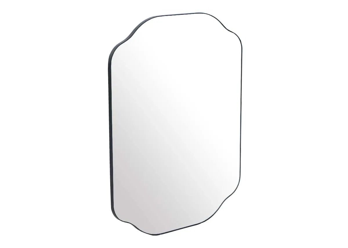 A dimension image of the Marlene mirror with 60cm x 80cm