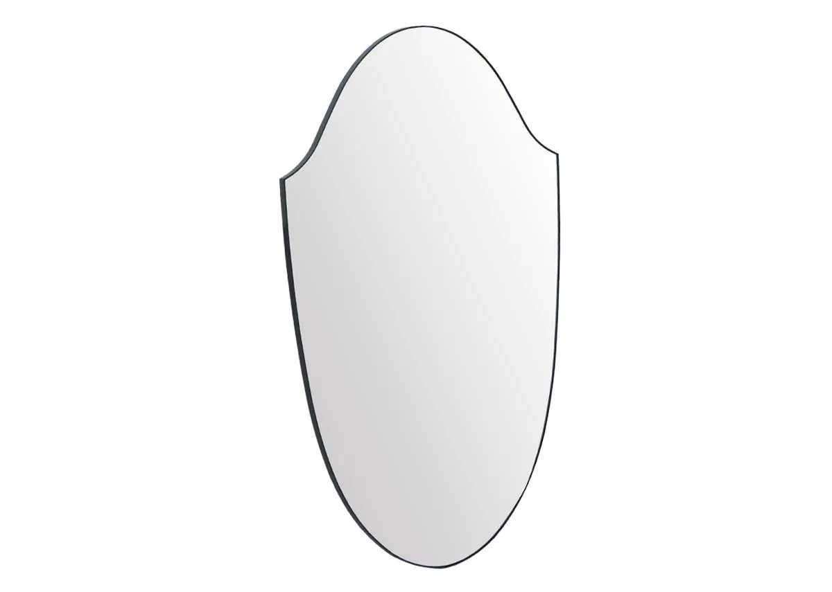 A dimension image of Marina Black Mirror with 60cm x 100cm