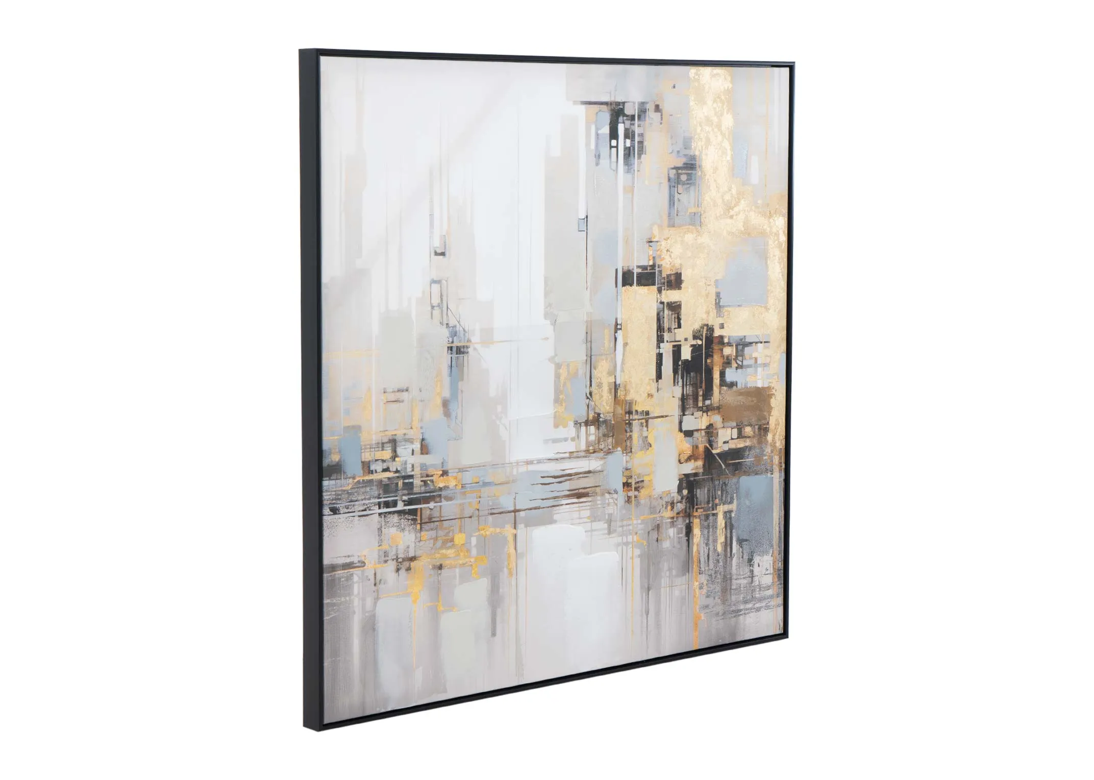 A dimension image of the Lifted Canvas II with 100cm x 100cm