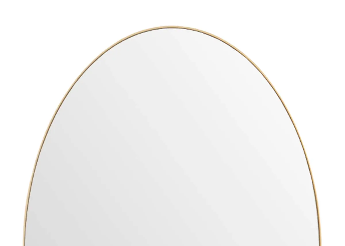 A dimension image of the Beau Wall mirror with 60cm x 90cm