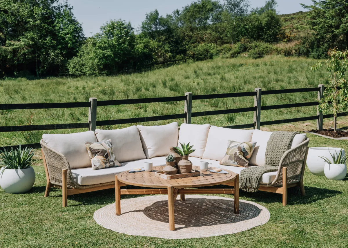 Set Of 3 White Clay Planter- Salerno