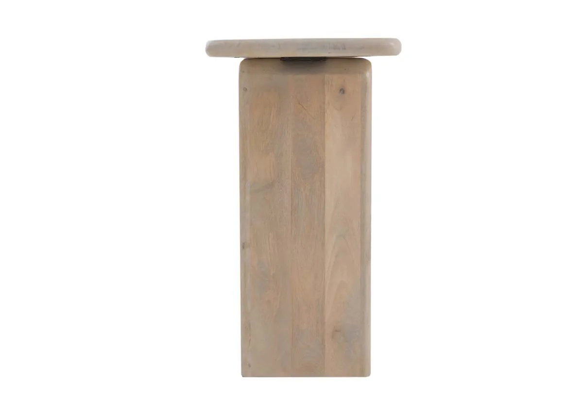 A dimension image of the Enza Console Table with 120cm x 41cm x 76cm