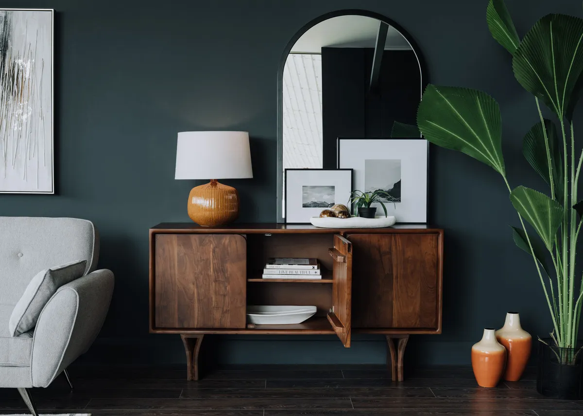 3 Door Brown Sideboard - Arc