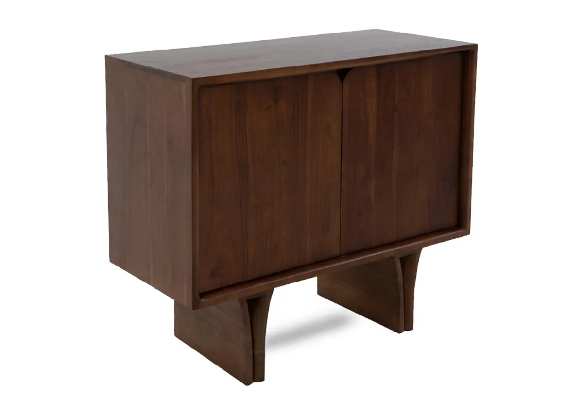 2 Door Brown Sideboard - Arc