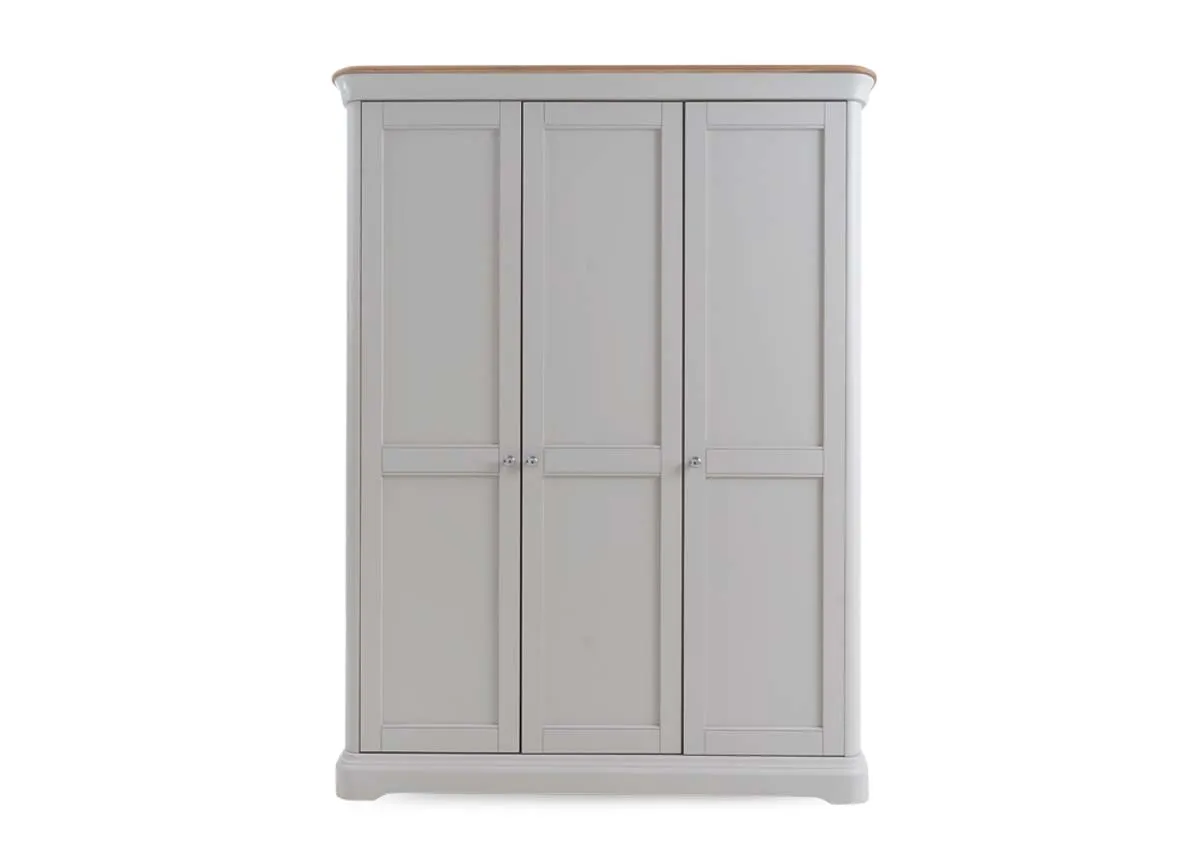 A dimension image of the Kylemore Wardrobe with 144cm x 62cm x 190cm 