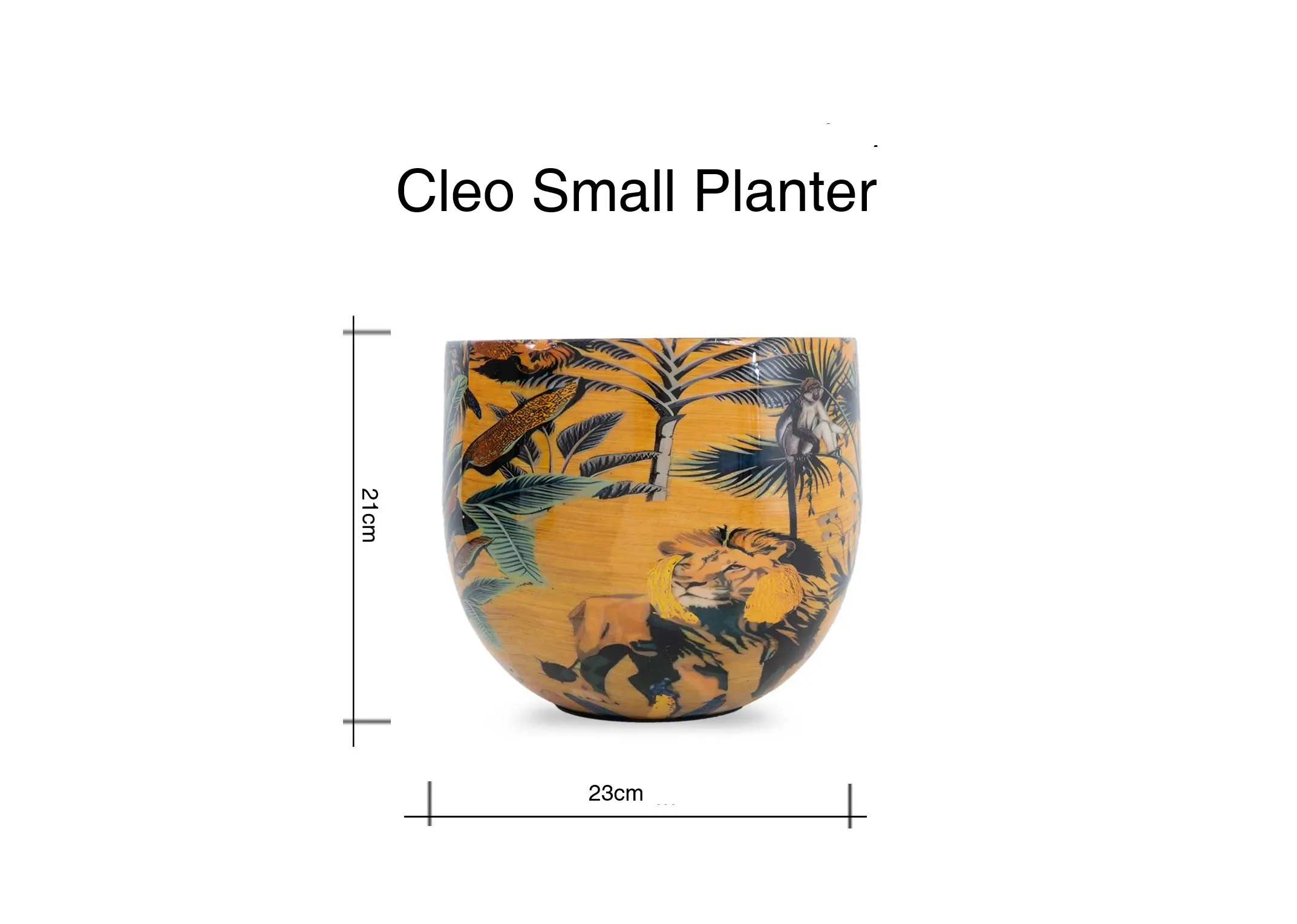 image of the Cleo Small Planter with 23cm x 21cm