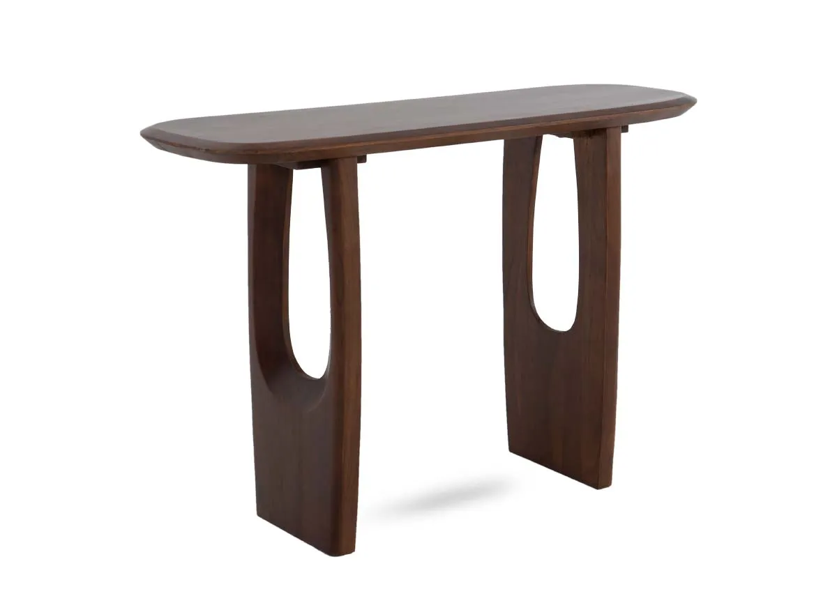 Brown Mango Console Table - Jet